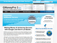 Tablet Screenshot of gmoneypro.com